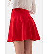 Red Ruffle Women's Mini Skirt-3 снимка