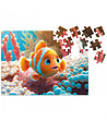 Дървен пъзел 70 части - Риба клоун-1 снимка