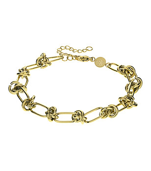 Златиста дамска гривна с ефектна верижка Harblyn снимка