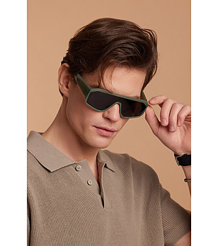 Зелени унисекс слънчеви очила VERTEX снимка