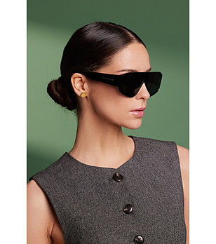 Черни унисекс слънчеви очила VERTEX снимка