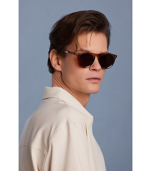 Унисекс слънчеви очила с кафява рамка METROPOLITAN снимка