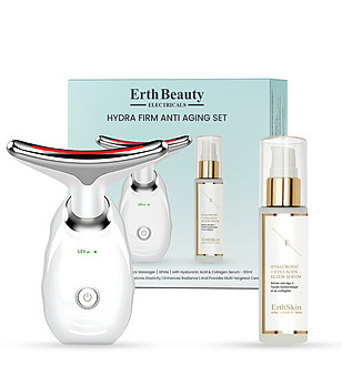 Комплект Hydra Firm против стареене от масажор за лице и серум снимка