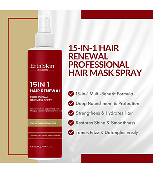 15 в 1 професиноална маска за коса спрей  300 мл снимка