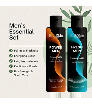 Комплект от шампоан и душ гел за мъже снимка