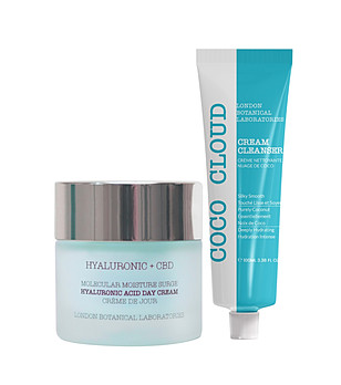 Комплект от почистващ крем и дневен крем снимка