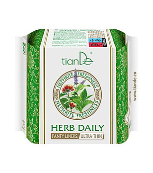 Дамски билкови превръзки Нефритена свежест супер тънки 25 бр снимка