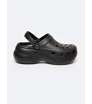 Черни дамски чехли тип крокс снимка