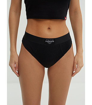 Черни памучни бикини MARGONA снимка