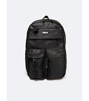 Черна унисекс раница Simone снимка