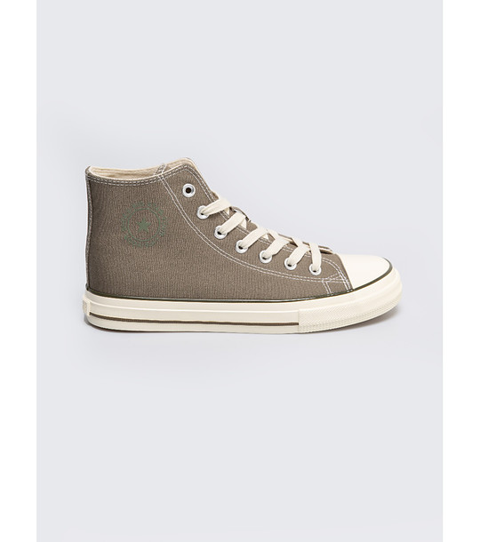 Високи мъжки кецове в цвят каки снимка