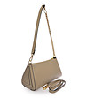 Дамска чанта с ефектна форма в цвят таупе Ramona-2 снимка