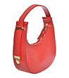 Малка червена дамска чанта от естествена кожа Enila-2 снимка