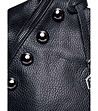 Черна дамска кожена раница Kristin-3 снимка