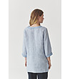 Светлосиня ленена туника Kleara-1 снимка