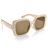 Поляризирани дамски слънчеви очила в цвят шампанско MALIBU-1 снимка
