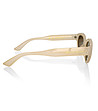 Овални слънчеви очила в цвят шампанско CHANTE-4 снимка