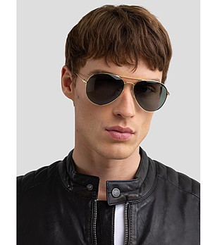 Златисти унисекс слънчеви очила Relios снимка