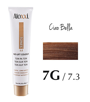 Безамонячна боя за коса Aloxxi Tones - 7G - Ciao Bella 60 гр снимка