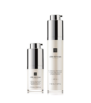 Комплект от овлажнител за лице и околоочен крем снимка