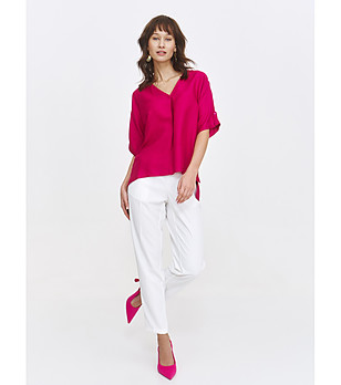 Дамска блуза в циклама снимка