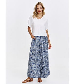 Бяла дамска блуза снимка