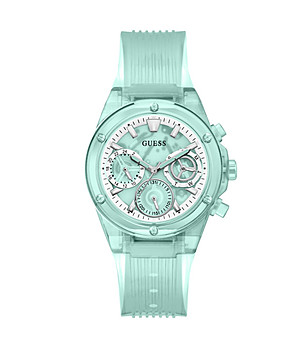 Дамски часовник в светлозелен нюанс снимка