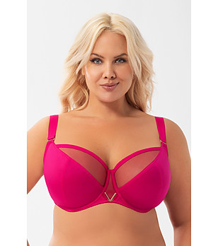 Сутиен с меки чашки в циклама Vicky снимка