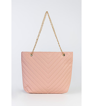 Дамска чанта в розов нюанс Sanita снимка