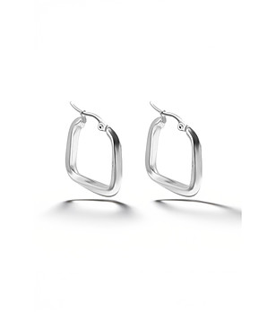 Сребристи дамски обеци Kate снимка