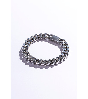 Unisex сребриста гривна снимка