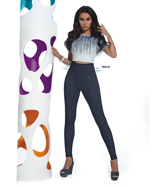 Дамски клин в цвят индиго 200 DEN Blair снимка