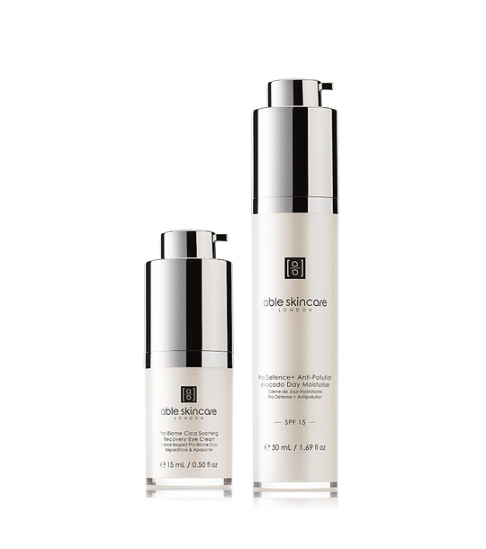 Комплект от овлажнител за лице и околоочен крем снимка