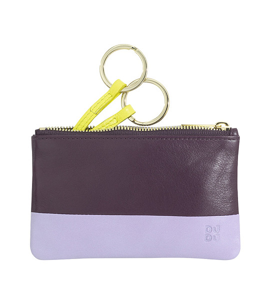 Аксесоар за ключове и монети Kimolos в лилави нюанси снимка