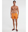 Оранжеви мъжки шорти RAFANSISOS -2 снимка