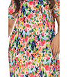 Лятна многоцветна рокля с памук Sarina-3 снимка