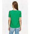 Зелена дамска тениска-3 снимка