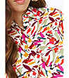 Дамска многоцветна риза с принт-3 снимка