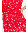 Червена рокля на точки-3 снимка