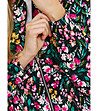 Многоцветно дамско яке с флорален принт-3 снимка