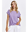 Лилава дамска блуа-1 снимка