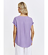 Лилава дамска блуа-2 снимка