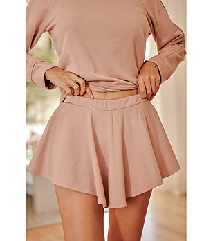 Дамски къси панталонки в розово Nai снимка