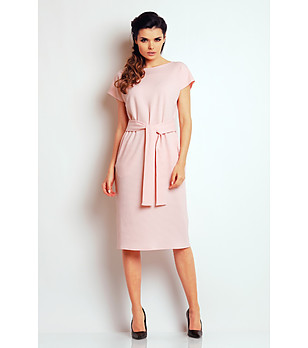 Рокля в розова пудра Doreen снимка