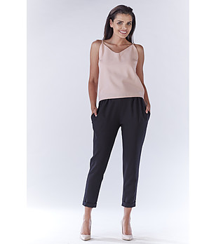 Черен дамски панталон Amanda снимка