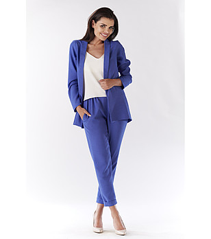 Синьо дамско сако Amanda снимка