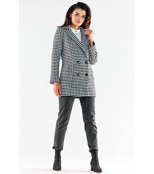 Дамско палто на пепит Izara снимка