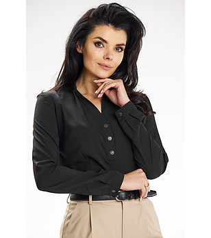 Черна дамска блуза Adisa снимка