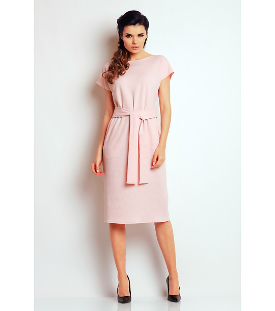 Рокля в розова пудра Doreen снимка