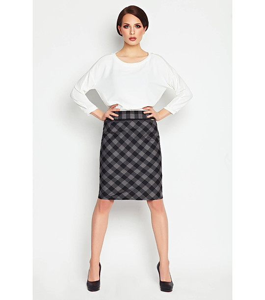 Сива пола на каре Diva снимка